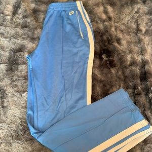 Blue Abercrombie& Fitch track pants